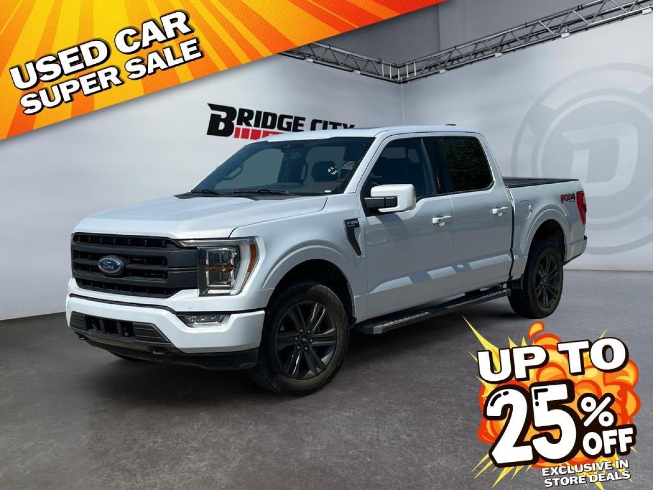 Used 2021 Ford F-150 3.5L Eco Boost - FX4 Pkg - Max Trailer Tow Pkg - Leather - Panoramic Sunroof - Power Tailgate - B&O Sound for sale in Lethbridge, AB