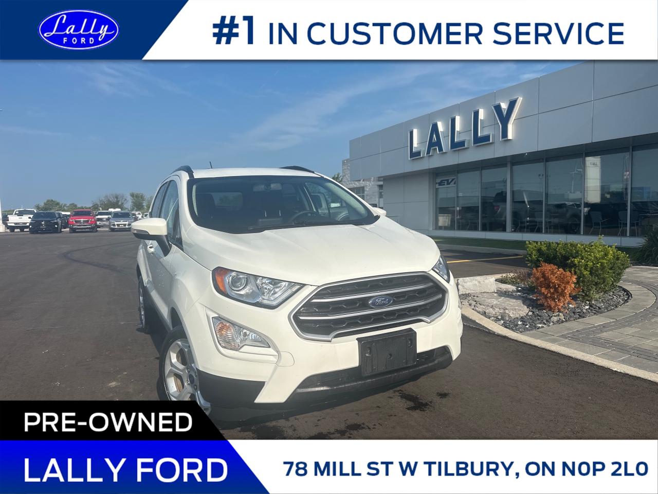 Used 2022 Ford EcoSport SE Moonroof, Nav, AWD, Low Kms!! for sale in Tilbury, ON