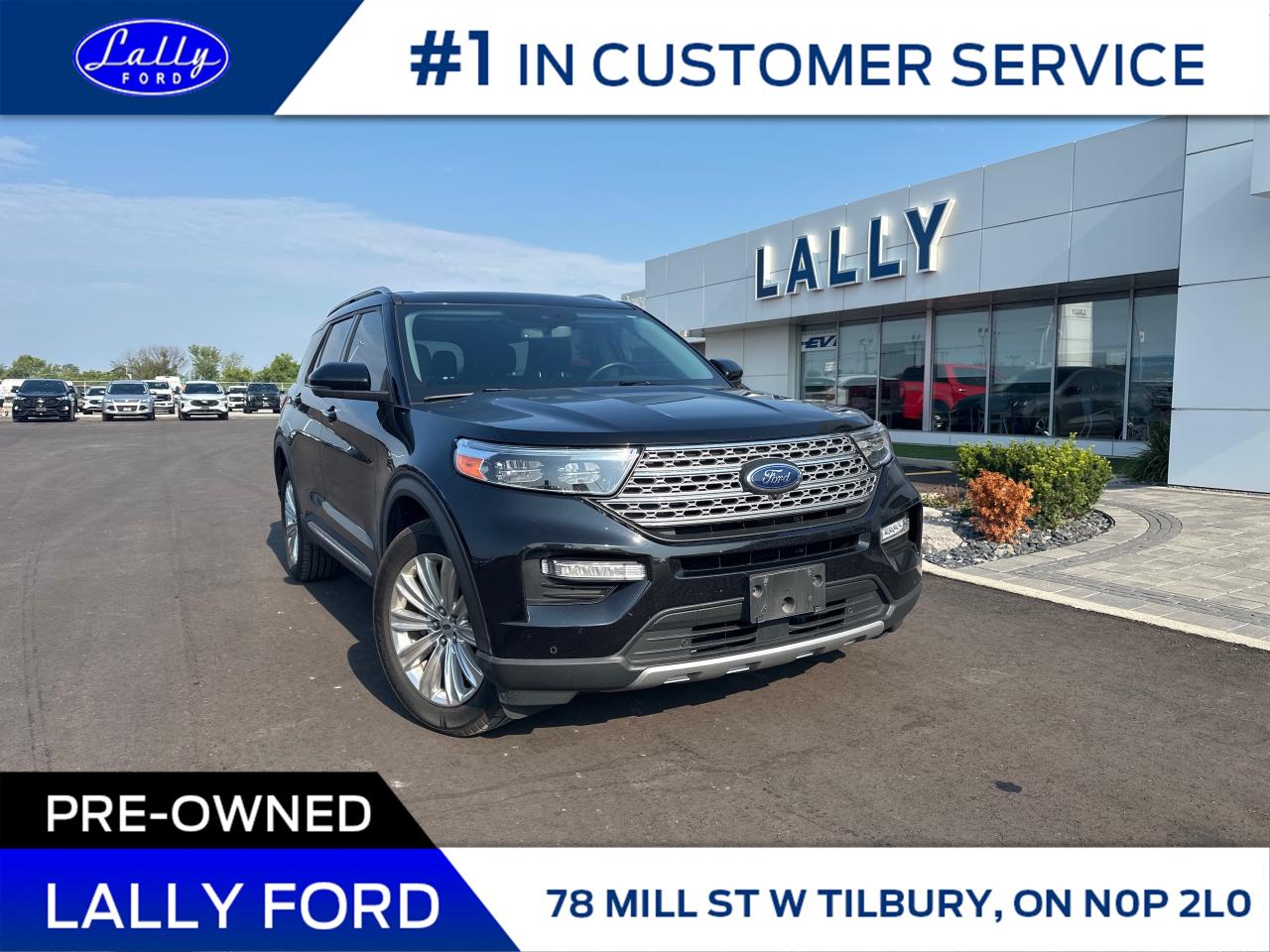 Used 2022 Ford Explorer LIMITED for sale in Tilbury, ON