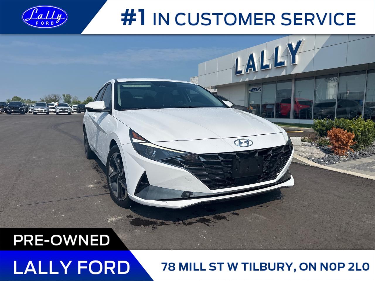 Used 2023 Hyundai Elantra Luxury Moonroof, Low Kms, Mint!! for sale in Tilbury, ON