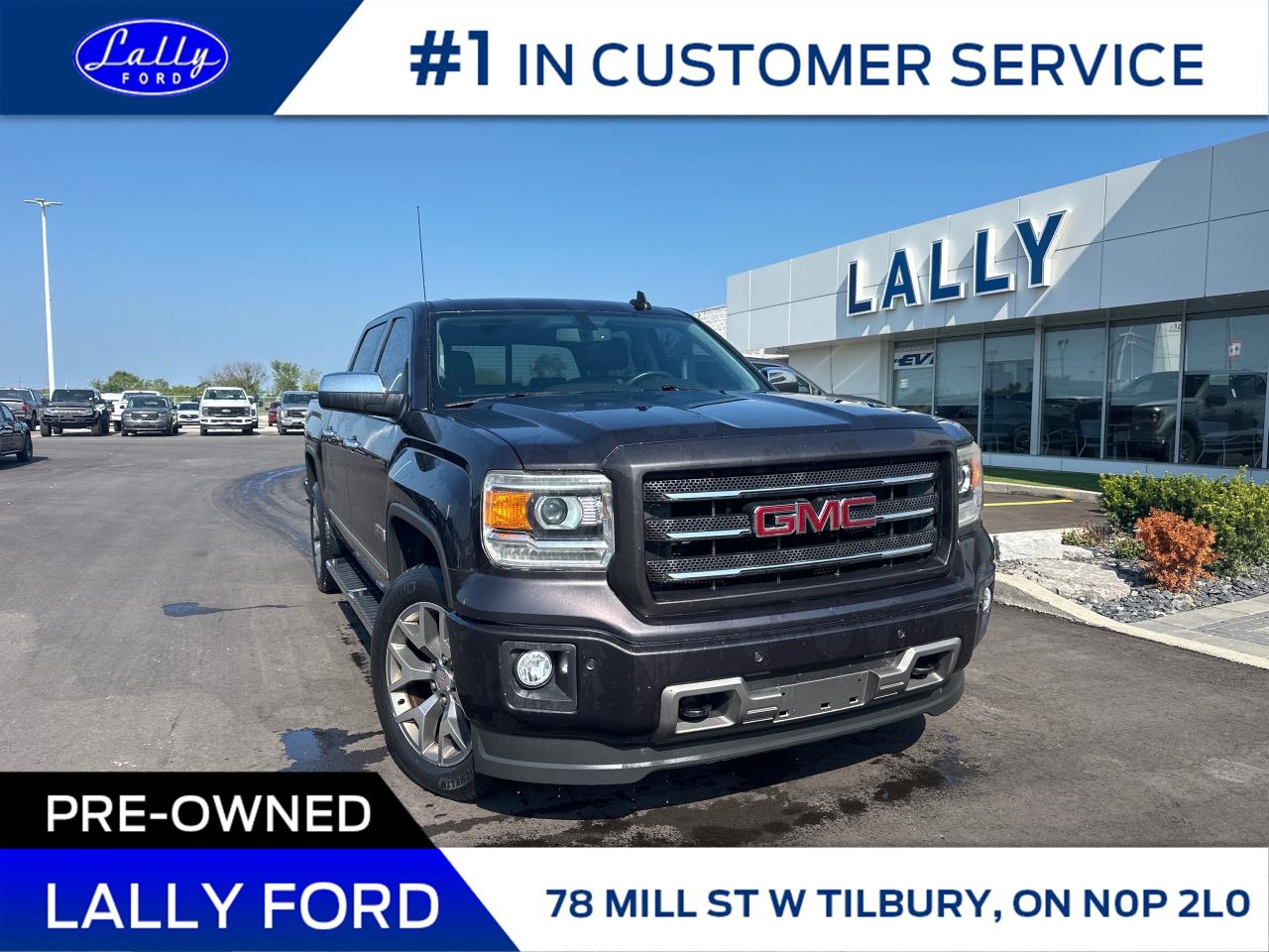 Used 2015 GMC Sierra 1500 SLT Local Trade, Leather, Very clean!! for sale in Tilbury, ON
