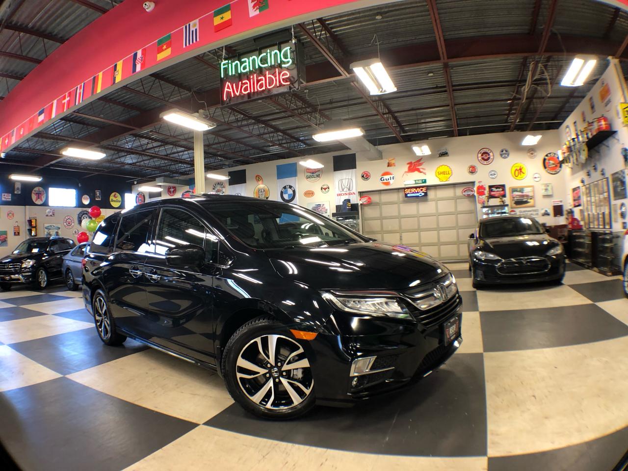2018 Honda Odyssey TOURING LEATHER SUNROOF NAV P/DOORS & TAILGATE CAM