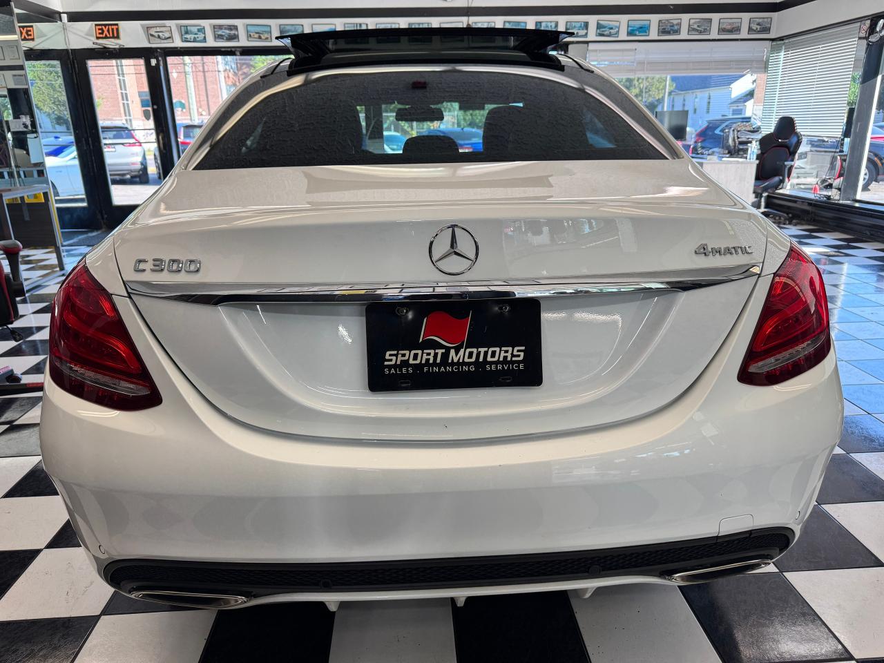 2018 Mercedes-Benz C-Class C300 4MATIC AMG+New Brakes+Roof+GPS+CLEAN CARFAX Photo7