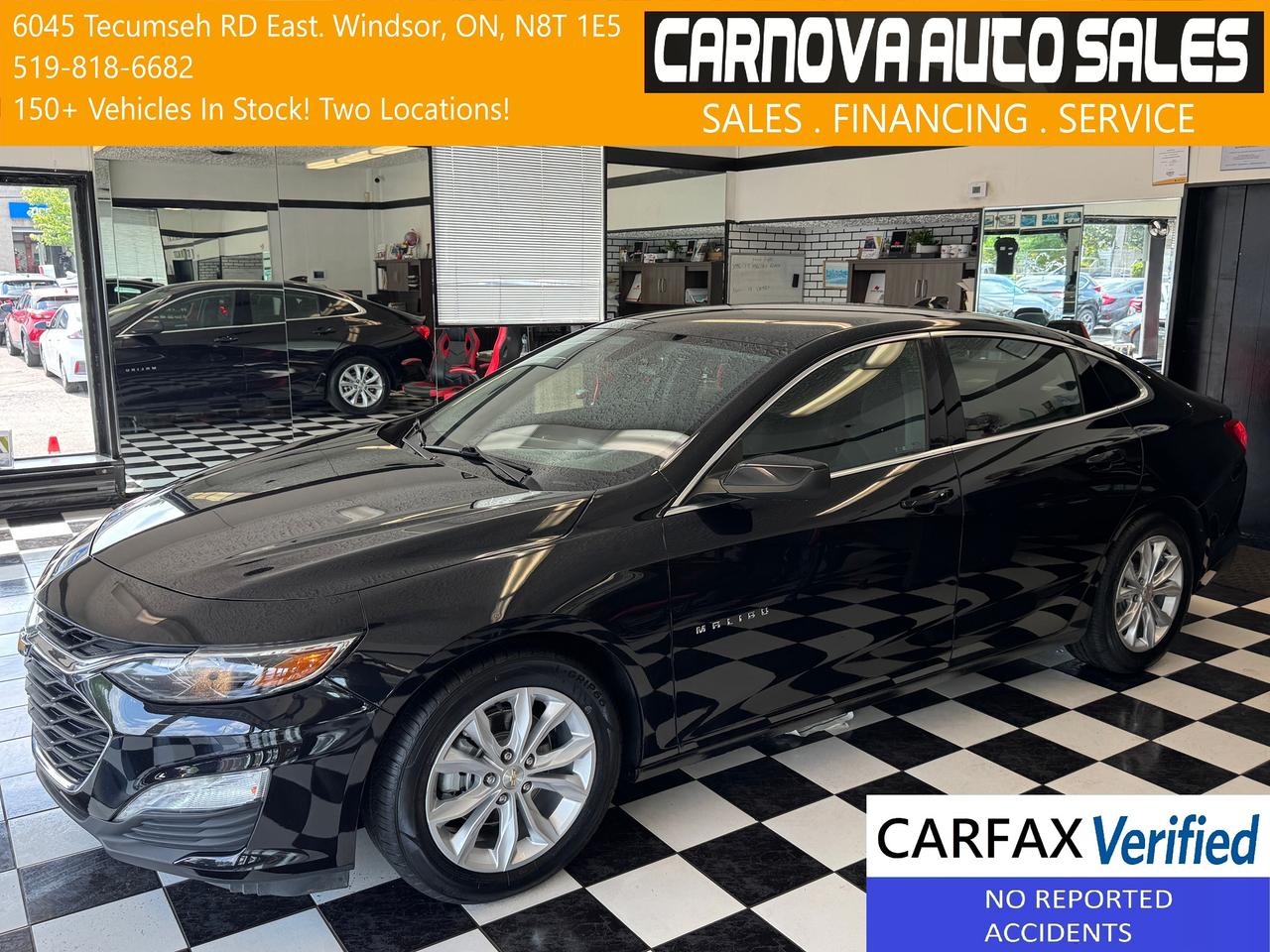 2019 Chevrolet Malibu LT+ApplePlay+Camera+New Tires+CLEAN CARFAX Photo0