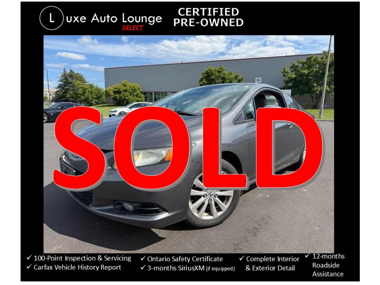 Used 2012 Honda Civic EX COUPE MANUAL!! for sale in Orleans, ON