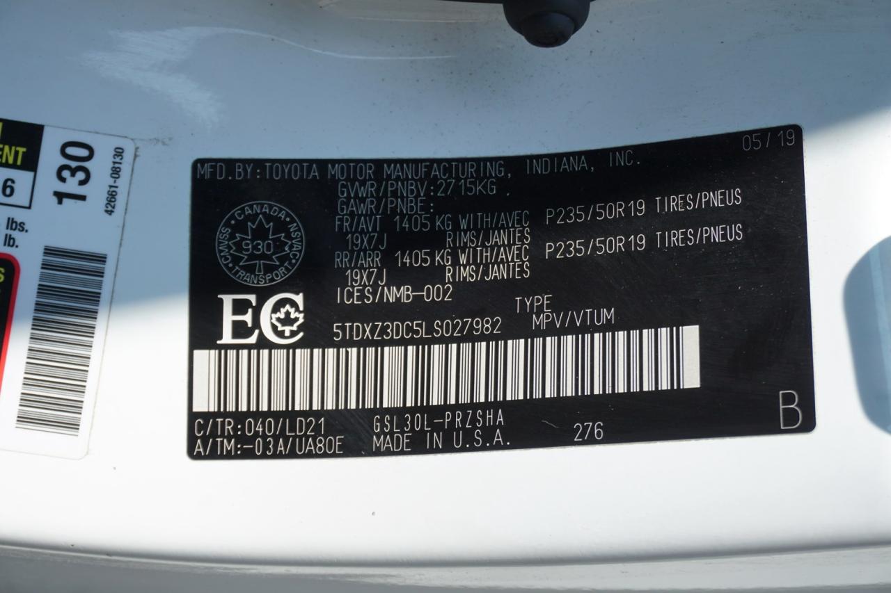 2020 Toyota Sienna V6 SE CERTIFIED *8 SEATS*FREE ACCIDENT* CAMERA BLUETOOTH HEATED LEATHER B.SPOT CRUISE ALLOYS - Photo #34