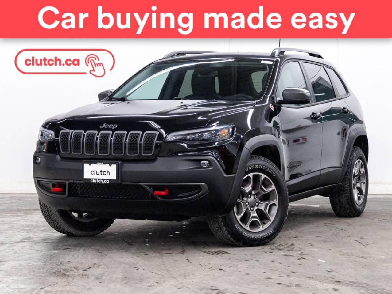 Used 2021 Jeep Cherokee TrailHawk Elite 4x4 w/Apple CarPlay, Heated Front Seats, Backup Cam for sale in Toronto, ON