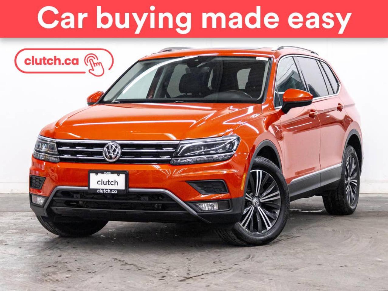 Used 2019 Volkswagen Tiguan Highline AWD w/ Drivers Assistance Pkg w/ Apple CarPlay & Android Auto, Panoramic Moonroof, Nav for sale in Toronto, ON