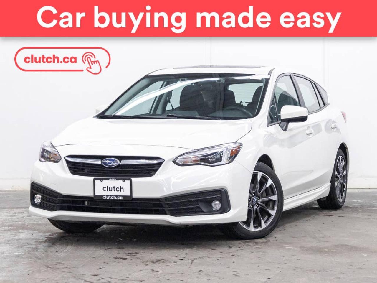 Used 2022 Subaru Impreza Sport AWD w/ Apple CarPlay & Android Auto, Power Moonroof, Heated Steering Wheel for sale in Toronto, ON