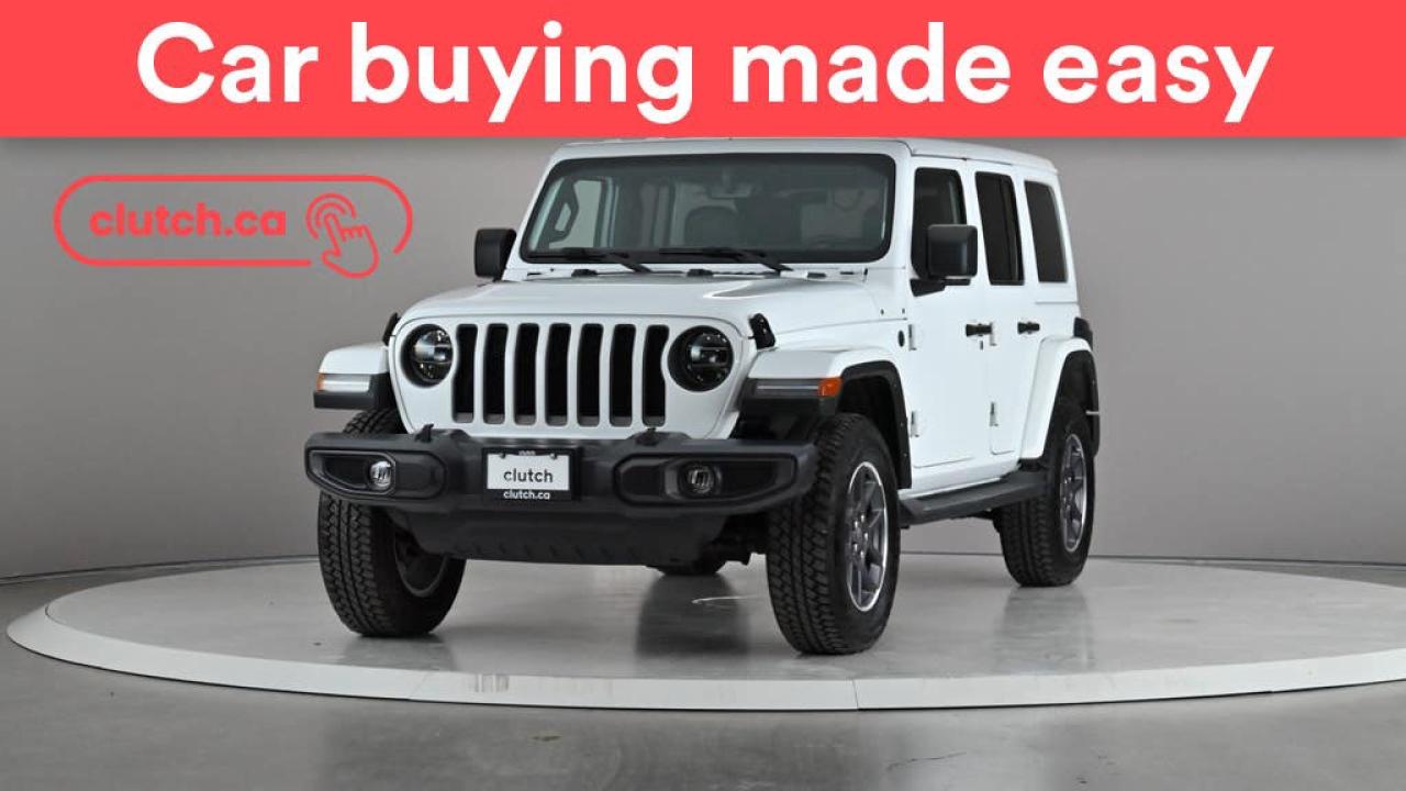 Used 2021 Jeep Wrangler Unlimited Sahara 4X4 w/ Apple CarPlay, Heated Front Seats, Rearview Cam for sale in Toronto, ON