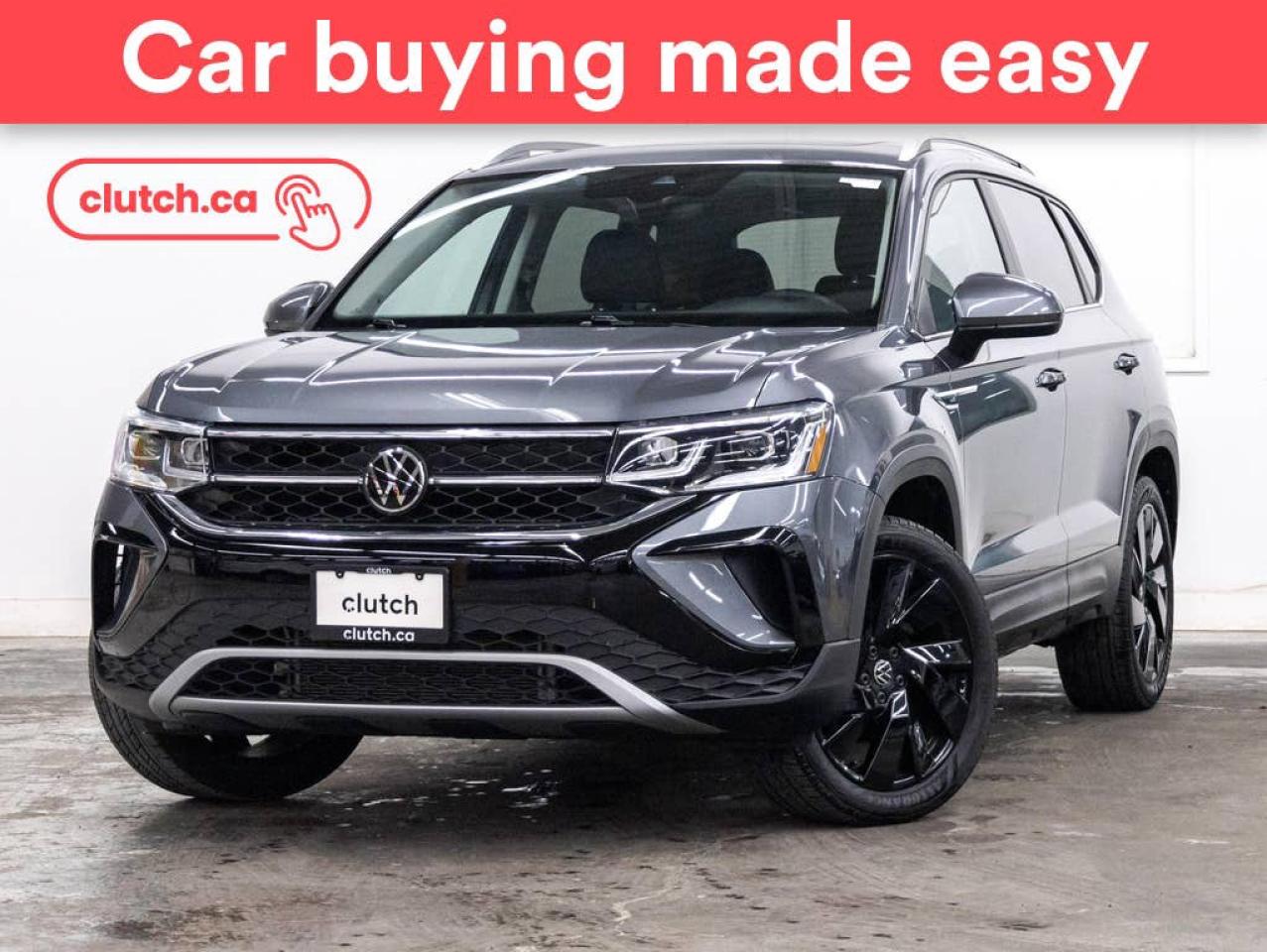 Used 2024 Volkswagen Taos Highline AWD w/ Apple CarPlay & Android Auto, Panoramic Moonroof, Nav for sale in Toronto, ON