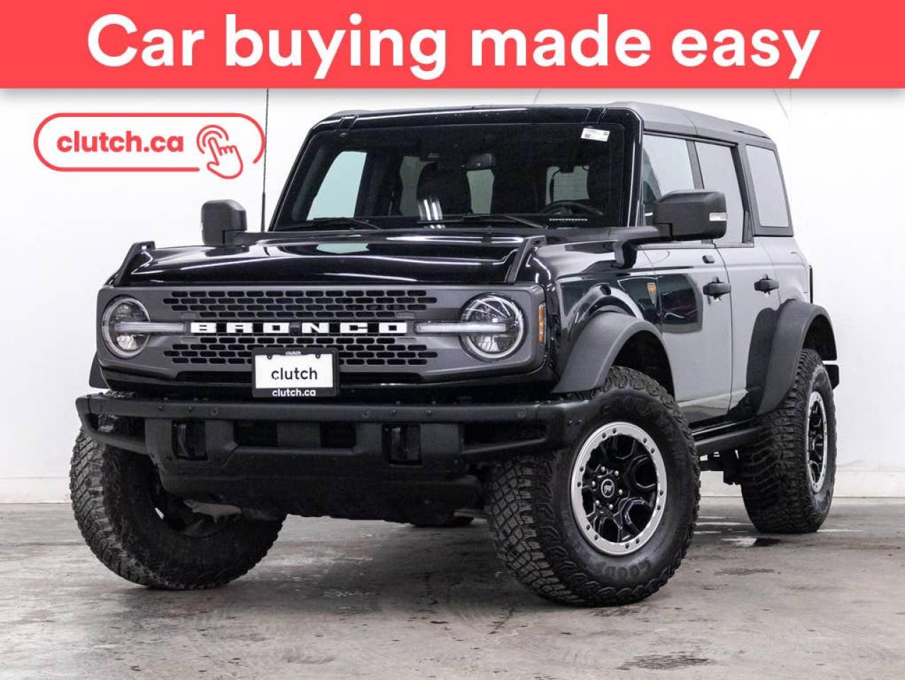 Used 2021 Ford Bronco Badlands 4x4 w/ Apple CarPlay & Android Auto, Front Heated Seats, Rearview Cam for sale in Toronto, ON