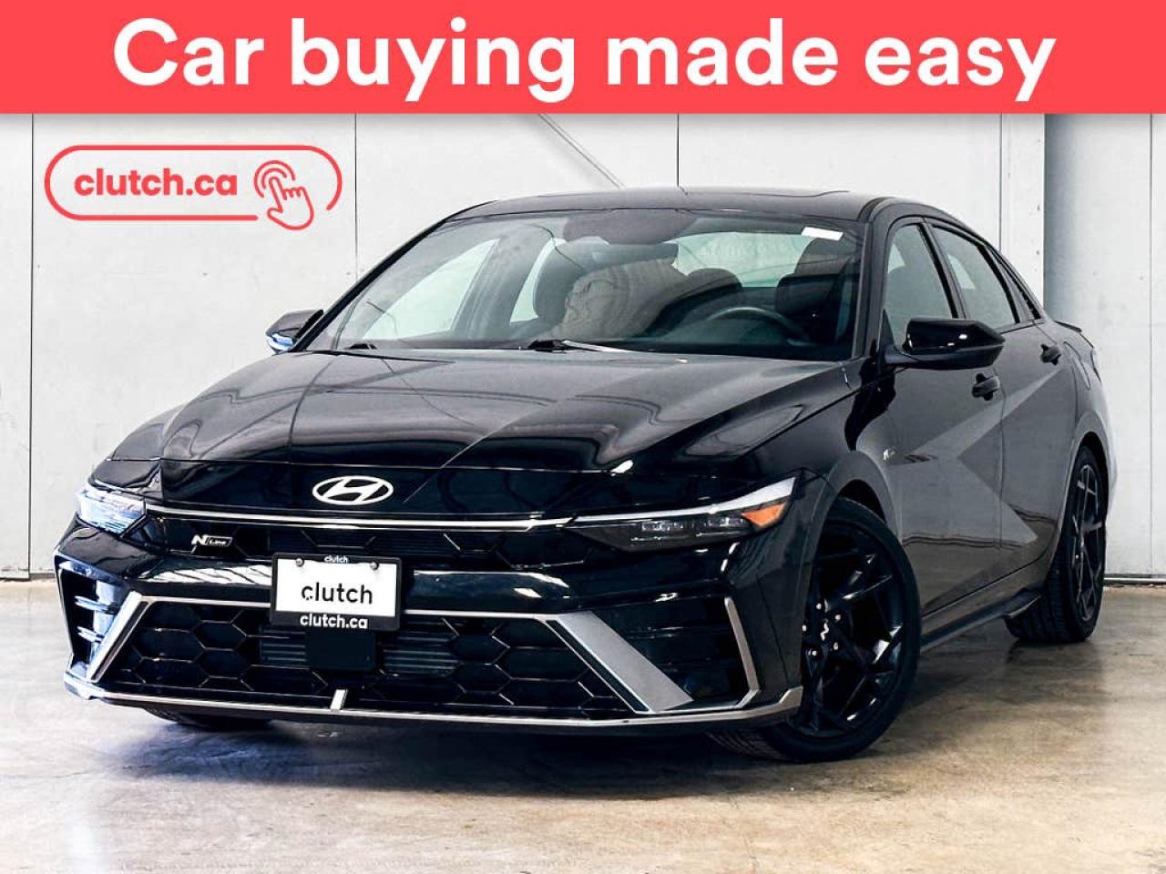 Used 2024 Hyundai Elantra N-Line Ultimate w/ Apple CarPlay, Heated Front Seats, Rearview Cam for sale in Toronto, ON