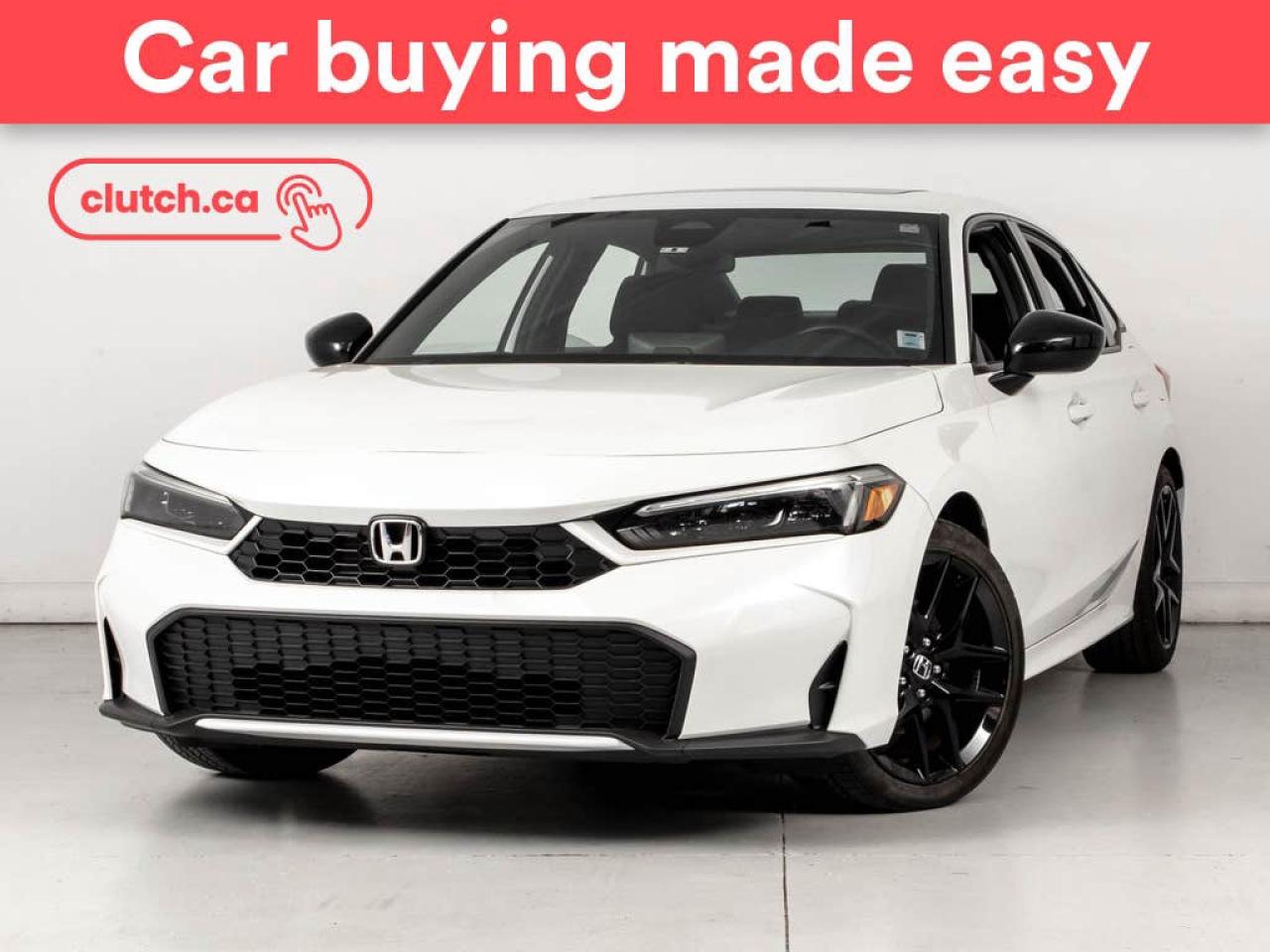 Used 2025 Honda Civic Hybrid Sport w/ Apple CarPlay, Heated Front Seats, Rearview Cam for sale in Bedford, NS