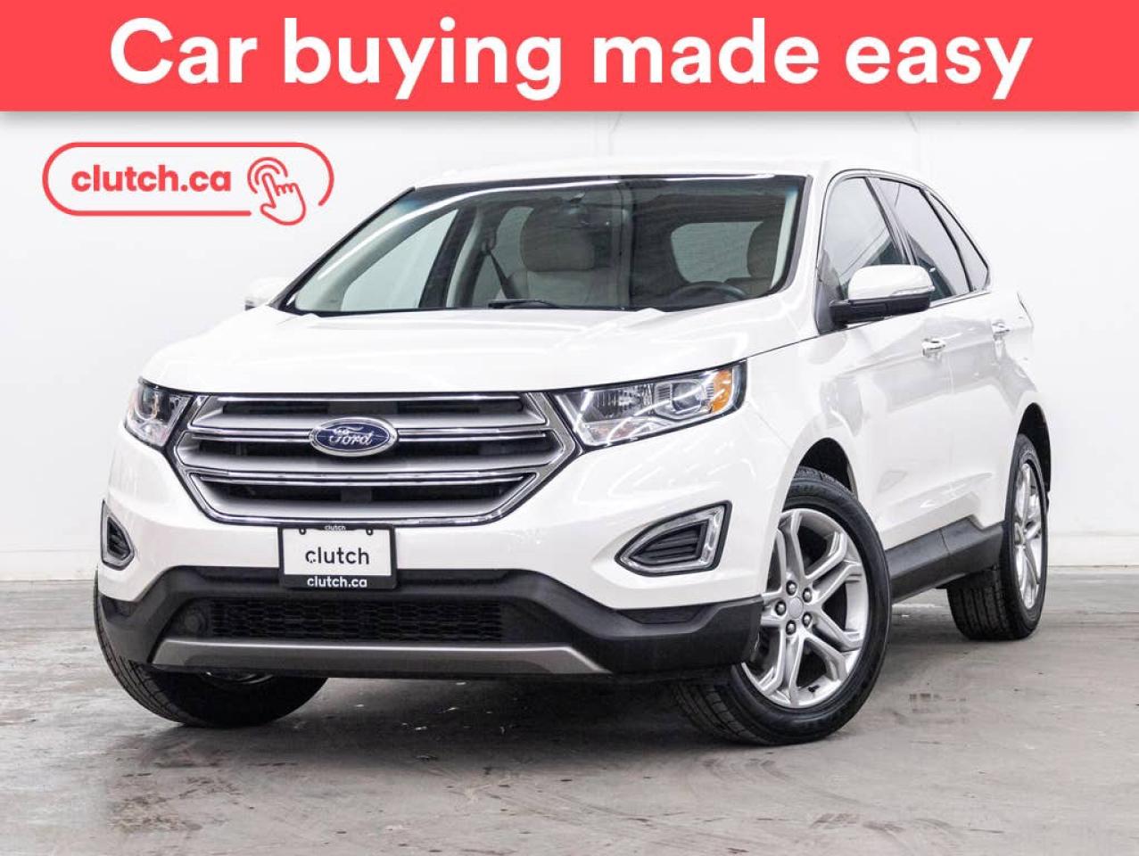 Used 2018 Ford Edge Titanium AWD w/Apple CarPlay & Android Auto, Heated Front Seats, Backup Cam for sale in Toronto, ON