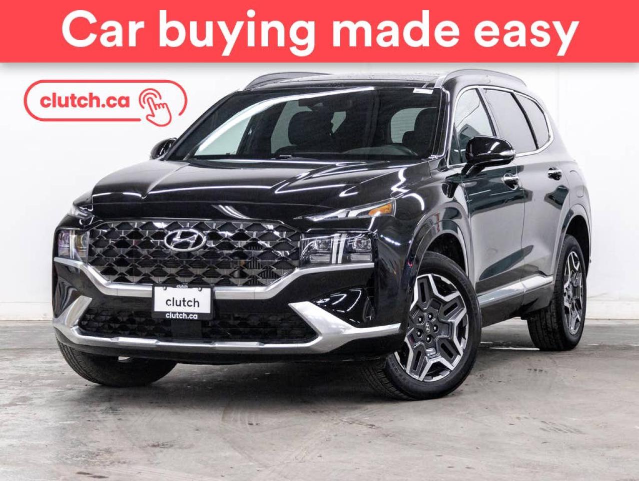 Used 2021 Hyundai Santa Fe Ultimate Calligraphy AWD w/Apple Carplay & Android Auto, Heated Front Seats, Backup Cam for sale in Toronto, ON