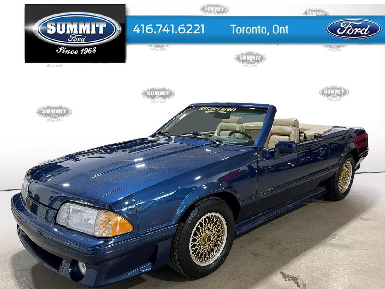 Used 1988 Ford Mustang ASC McLaren | 5.0L V8 | A/C | AUTOMATIC for sale in Etobicoke, ON