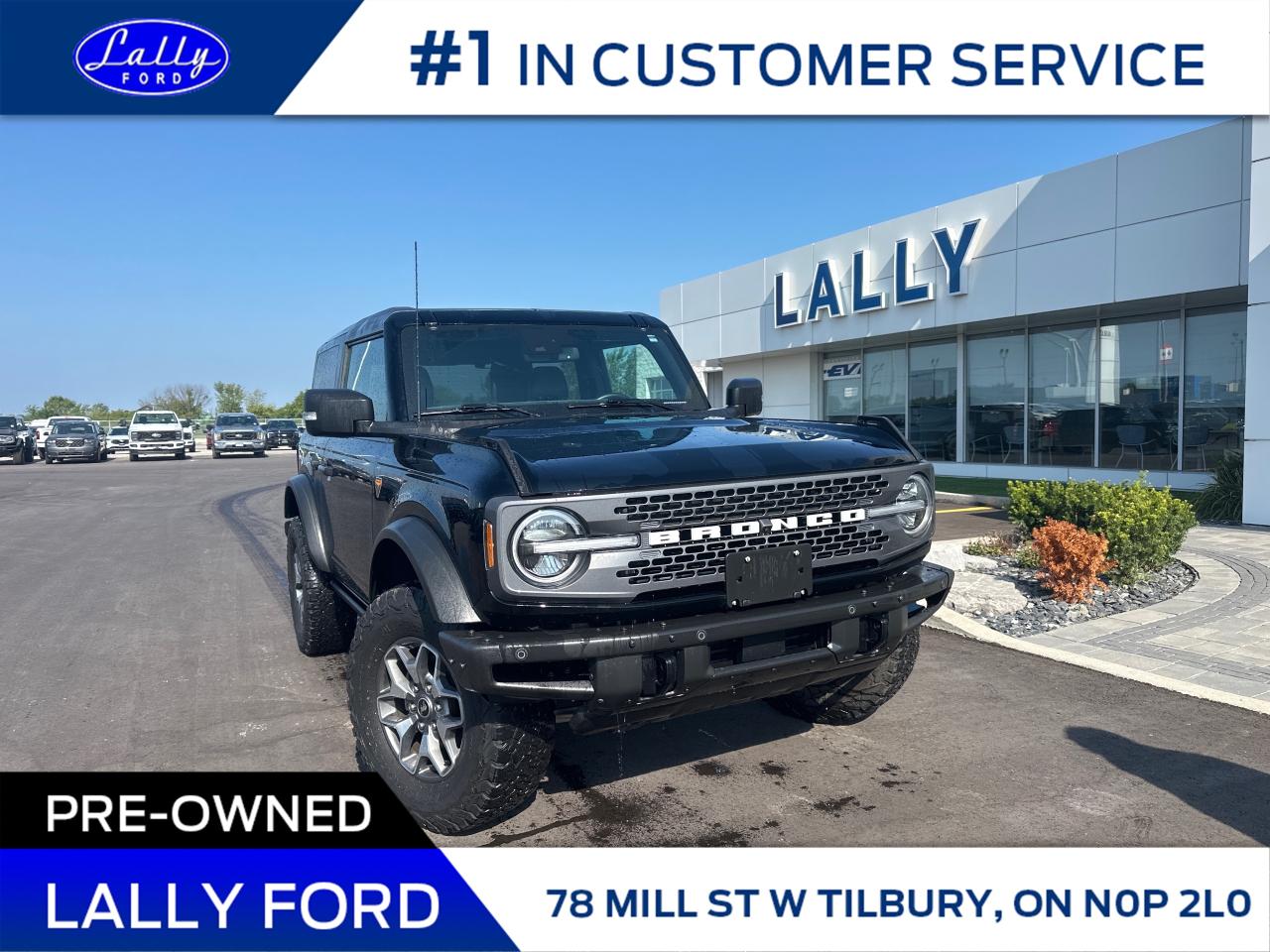 Used 2021 Ford Bronco Badlands Nav, One Owner, 2.7 V6!! for sale in Tilbury, ON