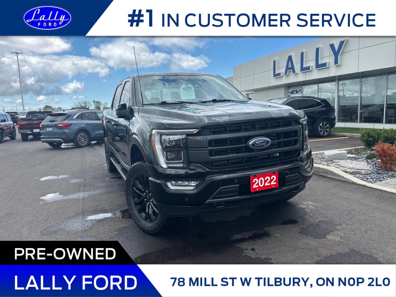 Used 2022 Ford F-150 Lariat Leather, One Owner, 2.7V6!! for sale in Tilbury, ON