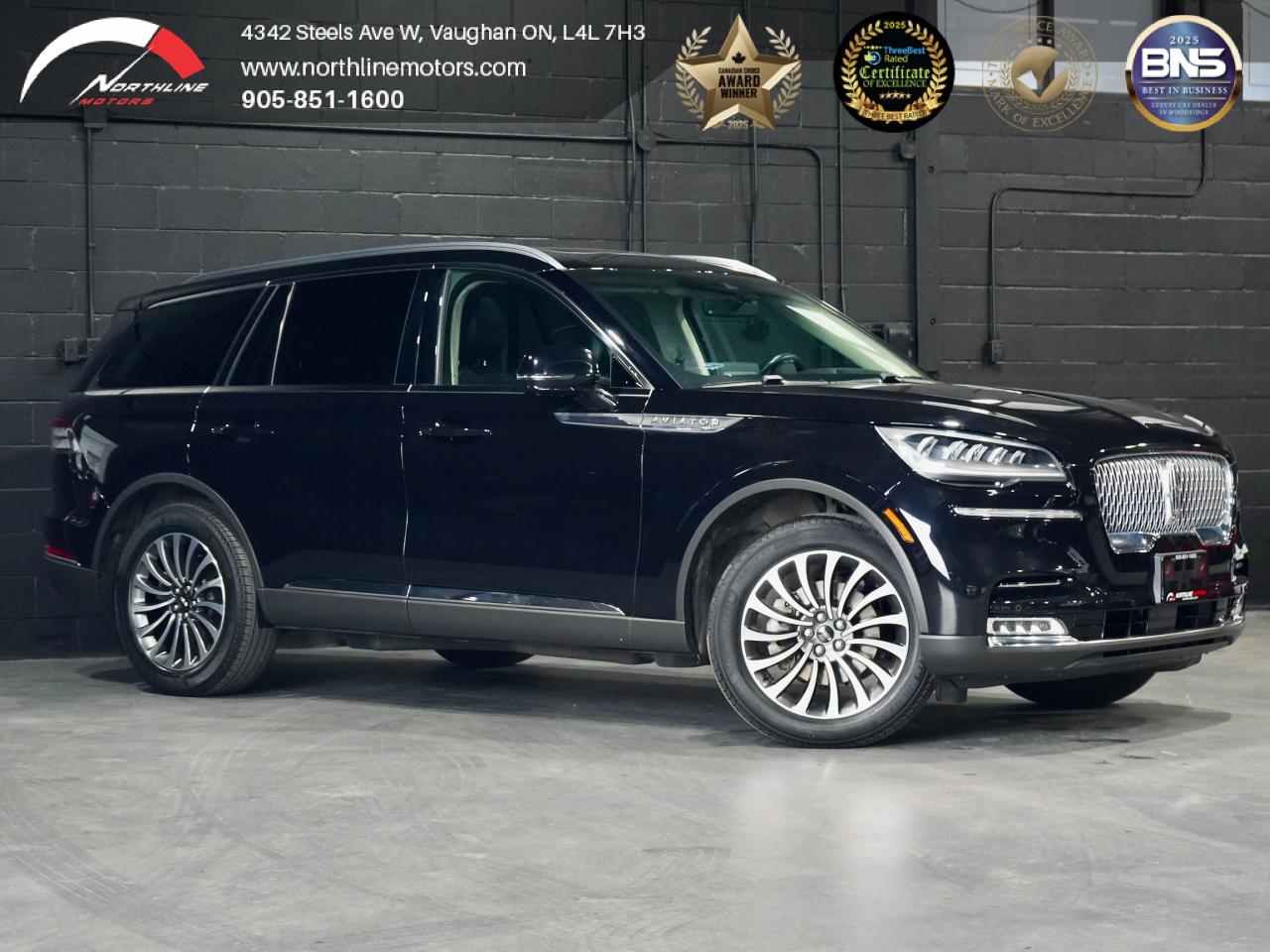Used 2021 Lincoln Aviator Reserve/360 CAM/PANO/6 PASS/REMOTE START/CARPLAY for sale in Vaughan, ON