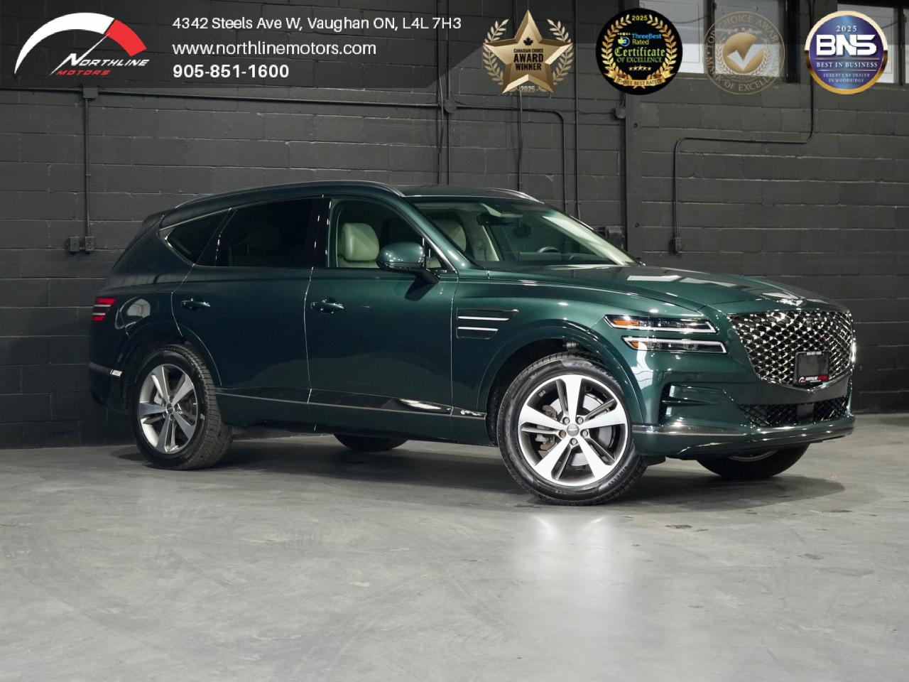 Used 2021 Genesis GV80 Advanced /PANO/360CAM/HUD/SMART CRUISE/NO ACCIDENT for sale in Vaughan, ON