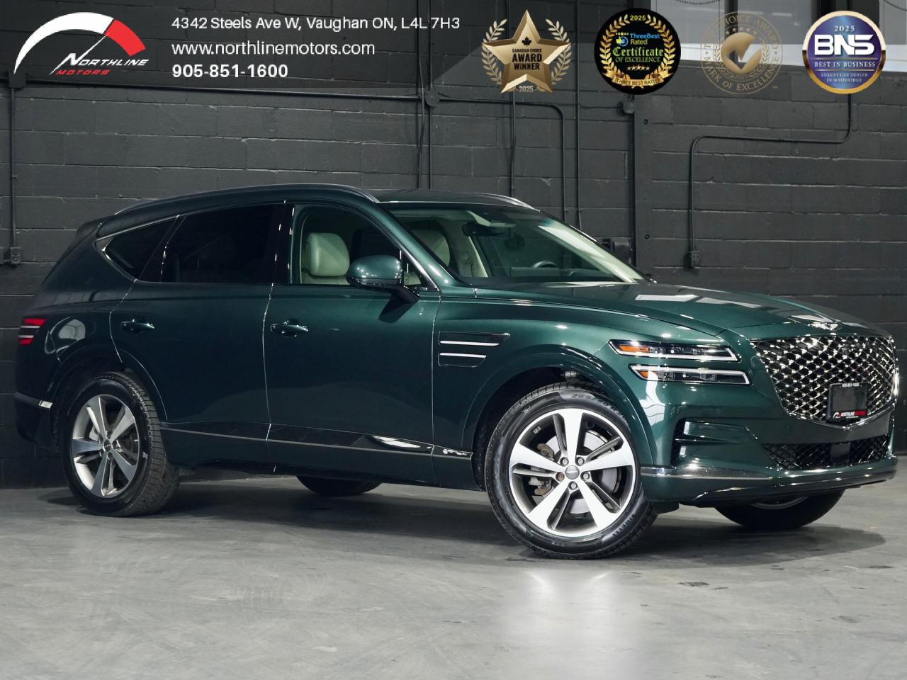 Used 2021 Genesis GV80 Advanced /PANO/360CAM/HUD/SMART CRUISE/NO ACCIDENT for sale in Vaughan, ON