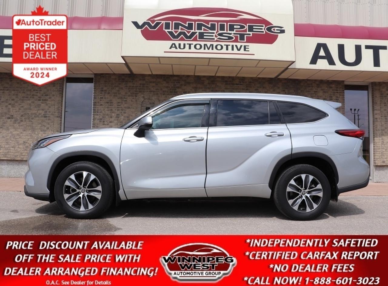 Used 2020 Toyota Highlander LOCAL MANITOBA XLE, LOW KMS, VERY CLEAN & LOADED!! for sale in Headingley, MB