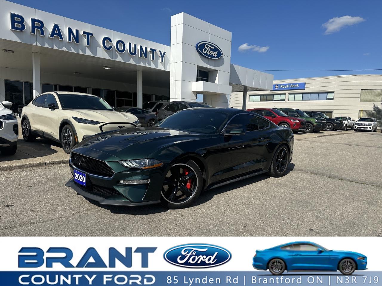 Used 2020 Ford Mustang RARE | BULLITT | 6 SPD MANUAL | 5.0L V8 for sale in Brantford, ON