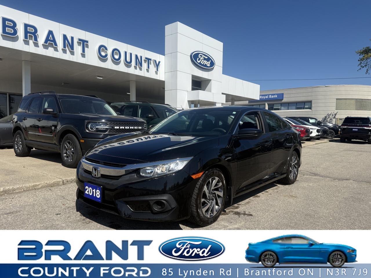 Used 2018 Honda Civic Sedan EX for sale in Brantford, ON