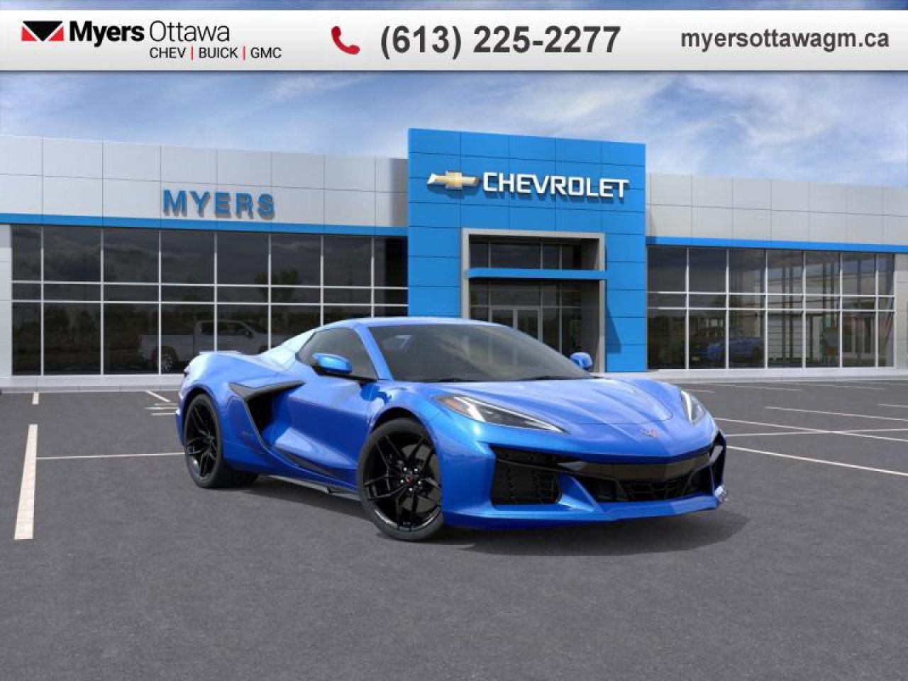 New 2025 Chevrolet Corvette Z06 Convertible  1LZ, CONVERTIBLE, GLOSS BLACK ALLOYS, BLACK EXHAUST for sale in Ottawa, ON