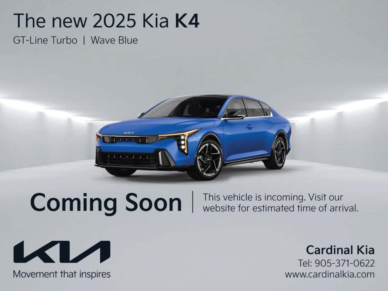 New 2025 Kia K4 GT-LINE TURBO for sale in Niagara Falls, ON