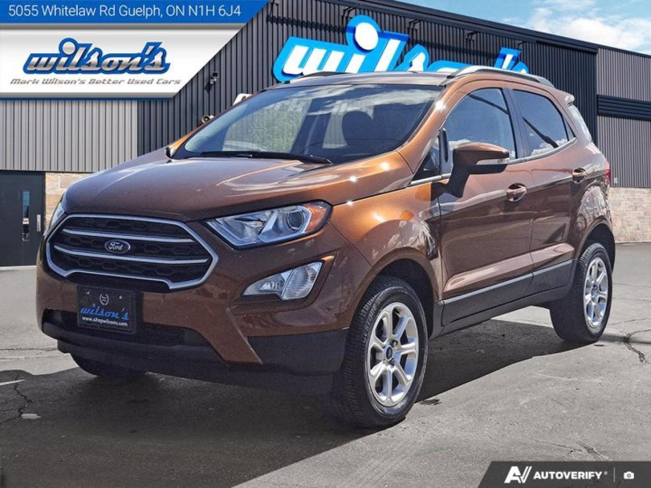 Used 2019 Ford EcoSport SE 4WD | Nav | Sunroof | Heated Seats | Power Seat | Rear Camera | Alloy Wheels | and More ! for sale in Guelph, ON