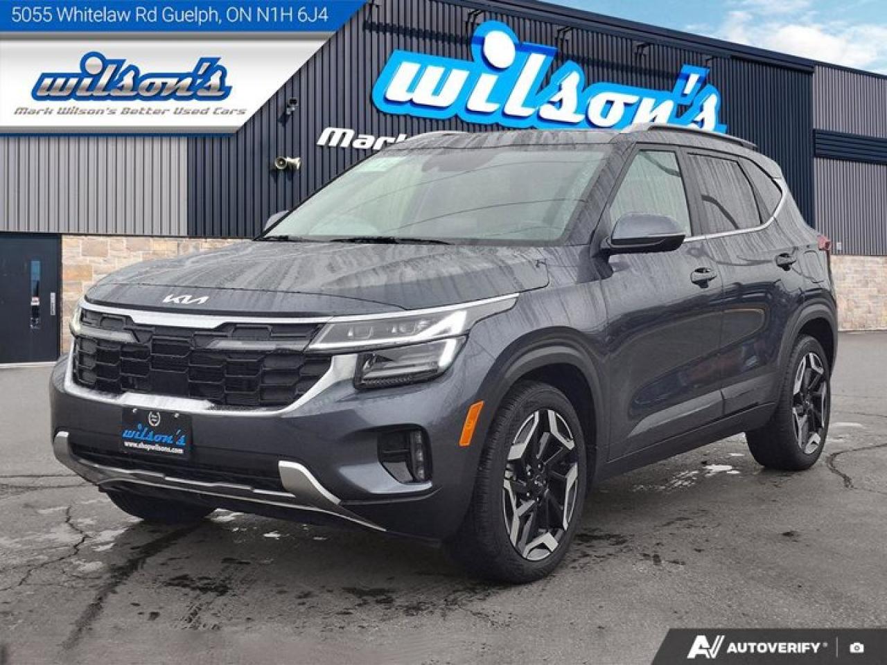 Used 2024 Kia Seltos SX | Leather | Sunroof | Nav | HUD | Adaptive Cruise | Apple CarPlay | Android Auto | and More ! for sale in Guelph, ON