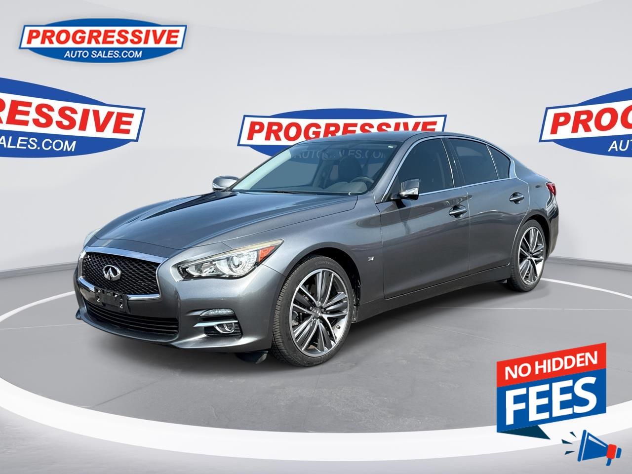 Used 2015 Infiniti Q50 Sport - Navigation -  Leather Seats for sale in Sarnia, ON