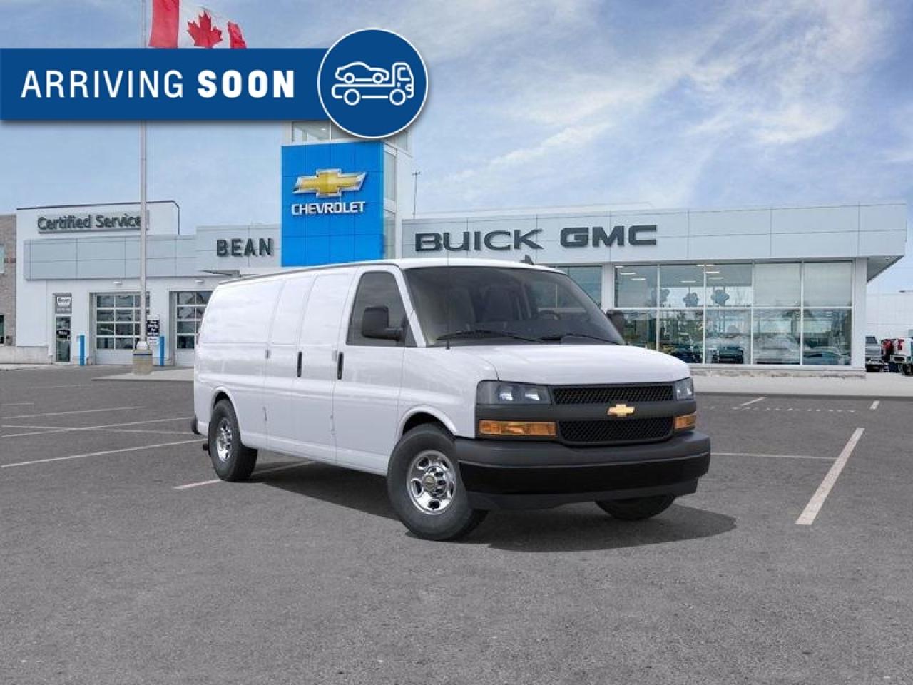 New 2025 Chevrolet Express 2500 Work Van 4.3L V6 WITH REMOTE START/ENTRY, CRUISE CONTROL, REAR VISION CAMERA, BLUETOOTH for sale in Carleton Place, ON