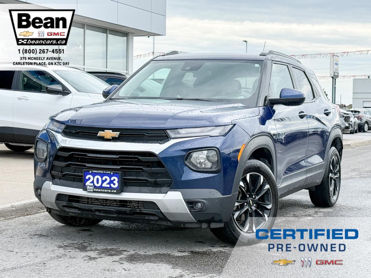 Used 2023 Chevrolet TrailBlazer LT 1.3L 3 CYL WITH REMOTE START/ENTRY, HEATED SEATS, HD REAR VISION CAMERA, APPLE CARPLAY AND ANDROID AUTO for sale in Carleton Place, ON