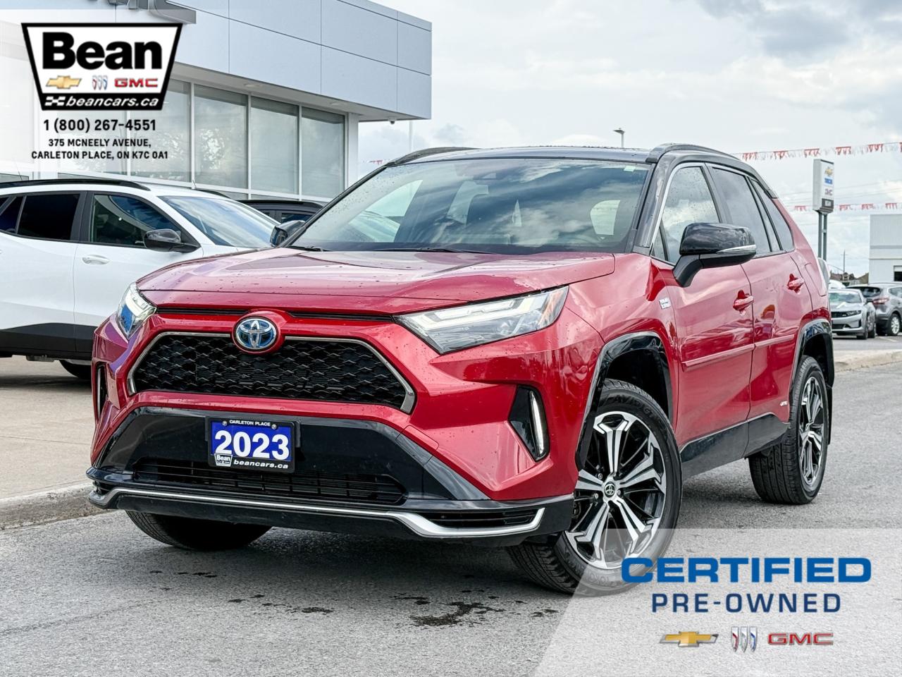 Used 2023 Toyota RAV4 Prime XSE 2.5L PLUG-IN HYBRID WITH REMOTE ENTRY, HEATED SEATS, HEATED STEERING WHEEL, SUNROOF, POWER LIFTGATE, DRIVE MODES, APPLE CARPLAY AND ANDROID AUTO for sale in Carleton Place, ON