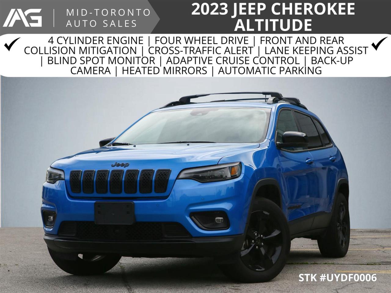 Used 2023 Jeep Cherokee Latitude Luxury 4WD for sale in North York, ON