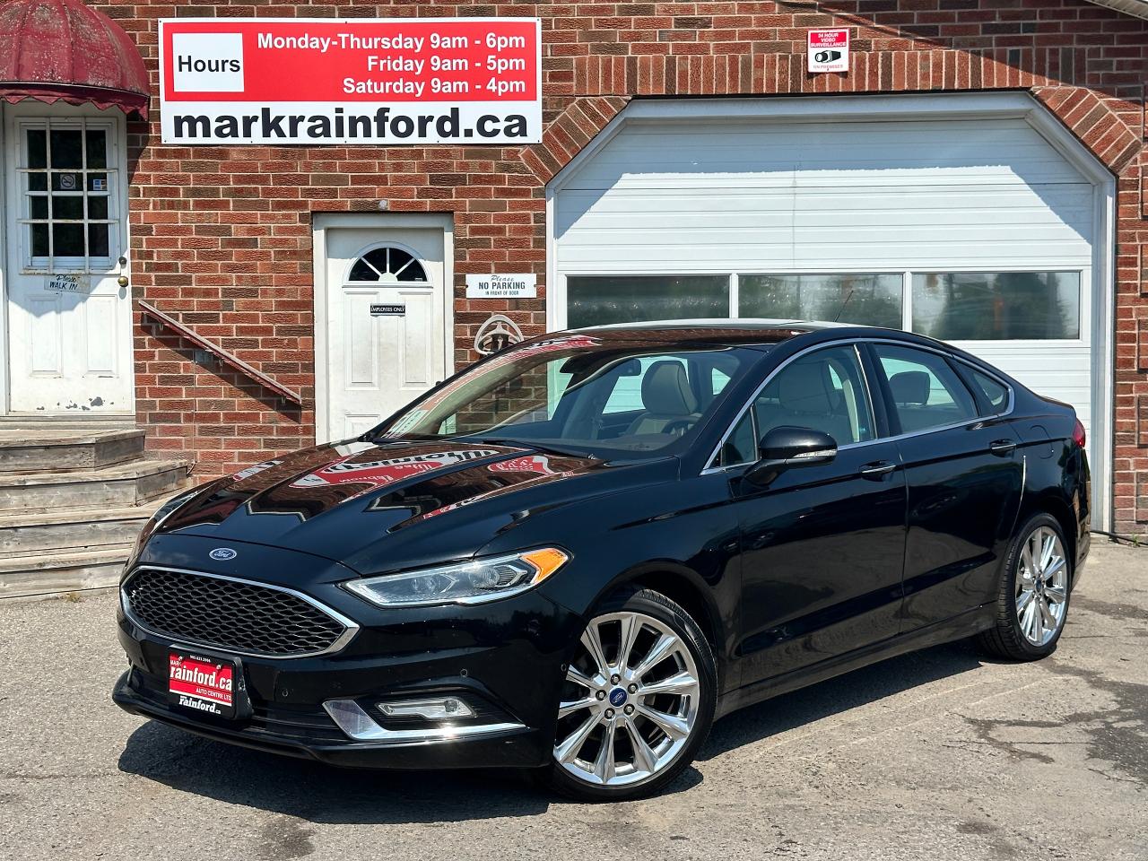 Used 2017 Ford Fusion PlatinumAWD HTD/CLD-LTHR Sunroof NAV CarPlay RvCam for sale in Bowmanville, ON