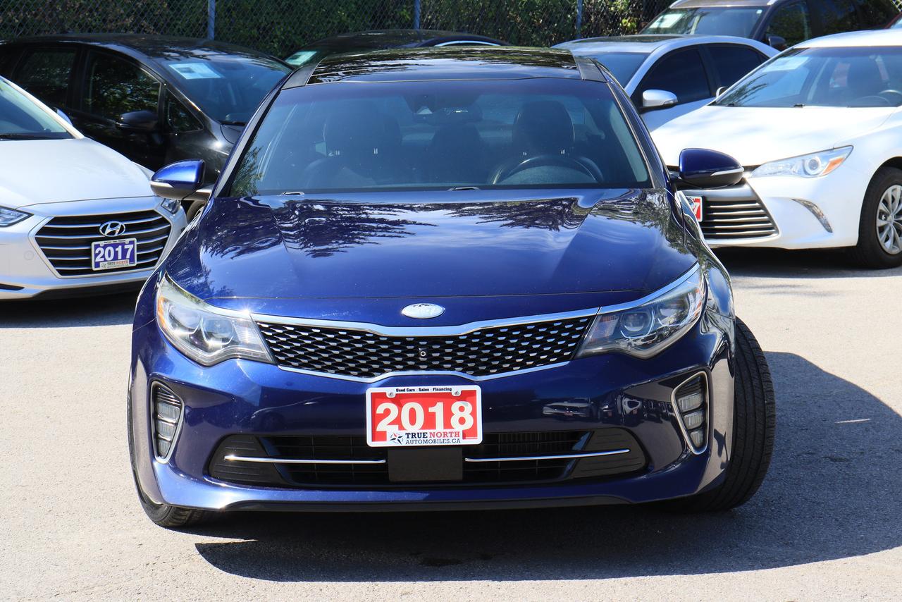 2018 Kia Optima SXL Turbo | Leather | Pano Roof | Nav | Cam | AC++ Photo4