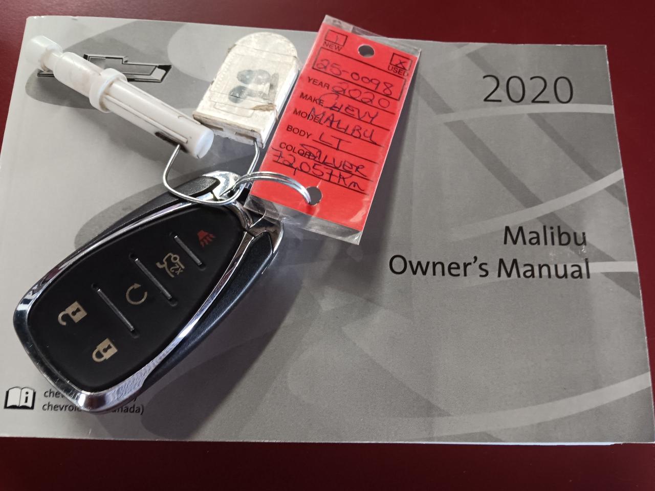 2020 Chevrolet Malibu LT, Blindspot, Lane Assist, BU Cam Remote Htd Seat - Photo #25