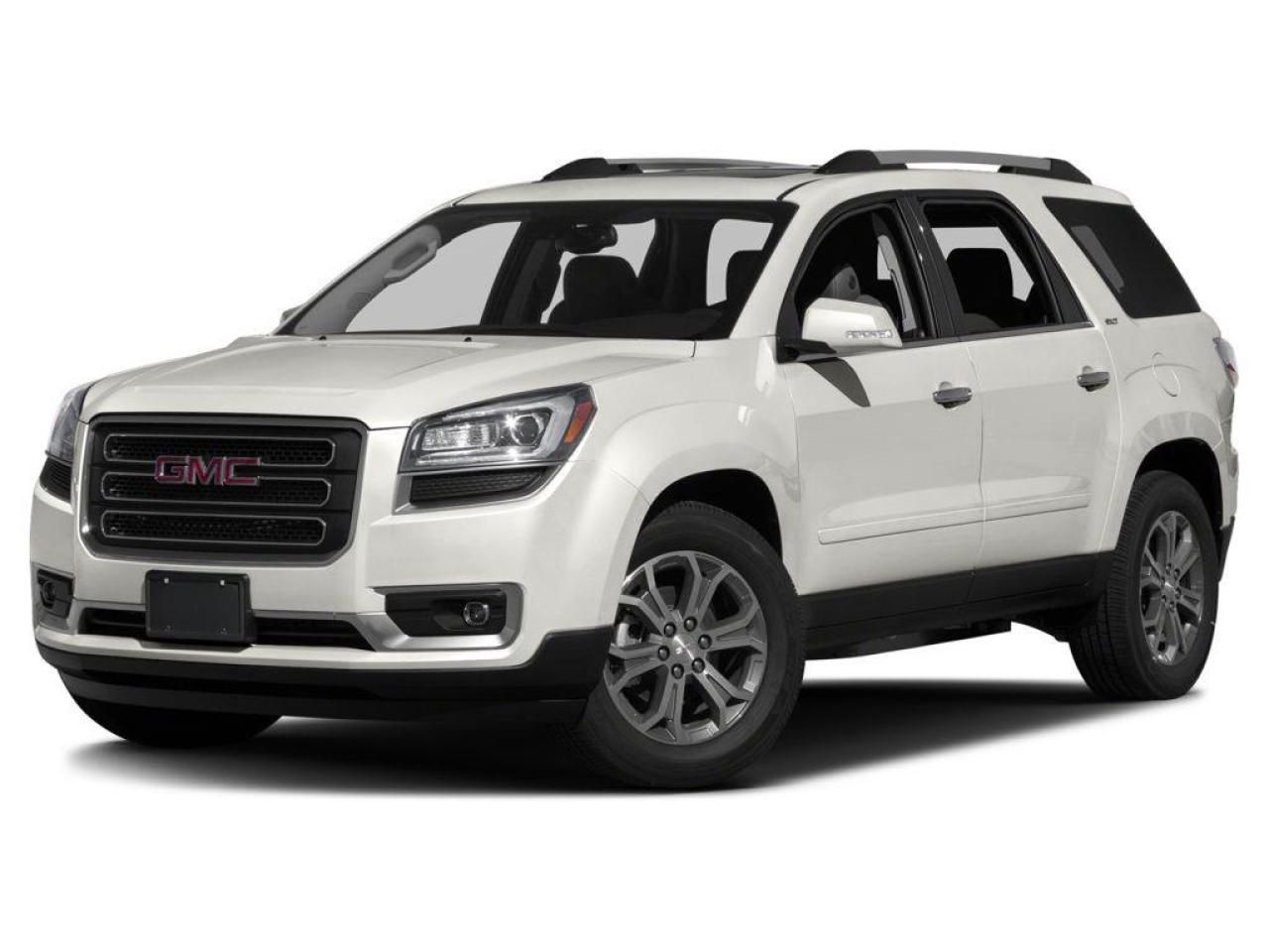 Heated Front Seats, Power Liftgate, Rear Vision Camera, Dark Cashmere Interior, Summit White Exterior, Tri-Zone Auto Climate Control, Leather Appointed Seating, Bose Premium Speaker System, 19 Machined Aluminum Wheels, Front Fog Lamps, 7 Passenger Seating W/2nd Row Smart Slide Bucket Seats, 8-Way Power Driver Seat, 8-Way Power Passenger Seat, Remote Keyless Entry, Remote Vehicle Start, Auto-Dimming ISRV Mirror, Rear Spoiler, SiriusXM Radio, Ultrasonic Rear Parking Assist, OnStar Turn-By-Turn Navigation, Universal Home Remote, Colour Touch Navigation System, Tire Pressure Monitor, Steering Wheel Audio Controls, 2nd Row Seat Audio Controls, Roof Side Rails, Engine Block Heater, Cruise Control, 3.6L V6 Engine, 6-Speed Automatic Transmission, Telescopic Steering Wheel, Leather Wrapped Steering Wheel, All Weather Floor Mats, Canadian Base Equipment. 
Price Includes Dealer Fee.
Price Excludes PST & GST.
Financing Options Available, Call For More Details.
<p><span style=font-size:14px><strong><span style=font-family:Calibri,sans-serif>*While every reasonable effort is made to ensure the accuracy of this information, we are not responsible for any error or omissions contained on these pages. Please verify any information in question with Chapman Motors Ltd.</span></strong></span></p>