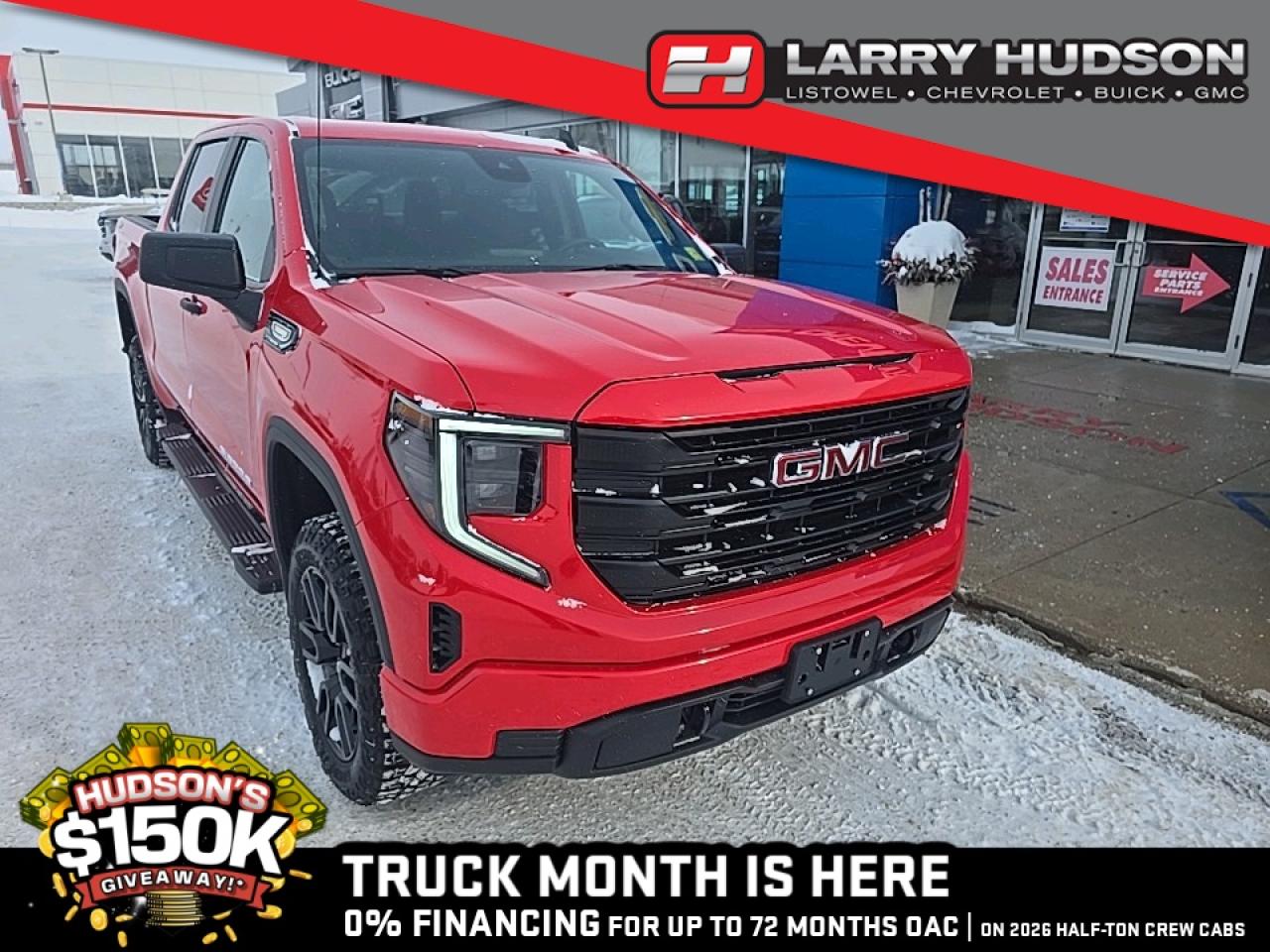 HUDSONS HAS IT!
See it - Drive it - Own it - LOVE it.

At Larry Hudson Chevrolet Buick GMC we make car buying a breeze! New car pricing with $0 down approvals are among your options (*on approved credit). There are a variety of finance and lease options available. Also expect top dollar for your trade-in!

Selling price/payment shown includes cash incentive(s). Does not include HST & Licensing. Bi-Weekly payments reflect current Chevrolet Buick and GMC incentives. We have professional Product Specialist to guide you through your vehicle purchase. Contact us for more info! 1-800-350-3325