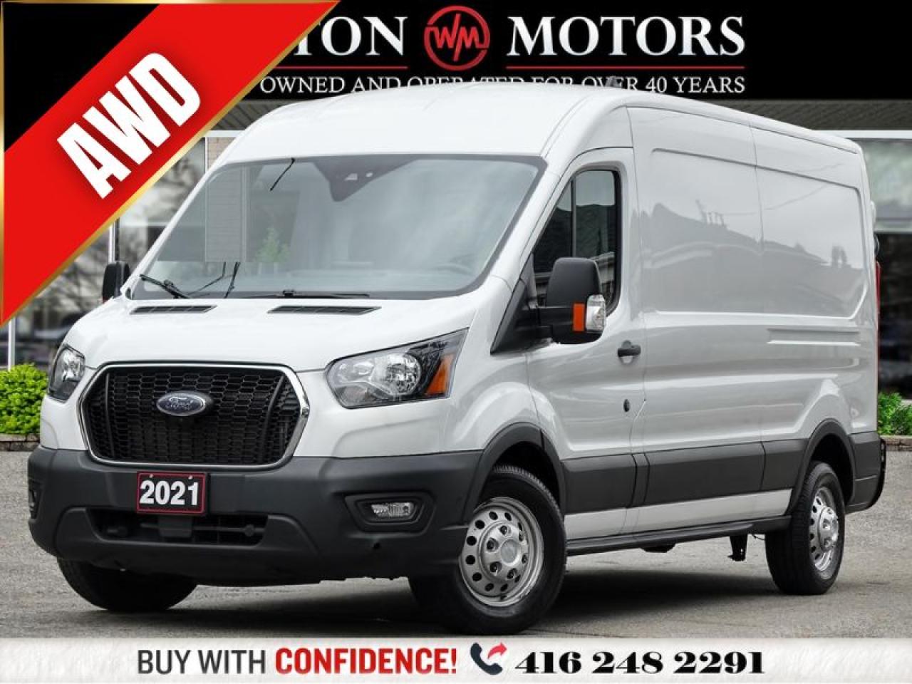 2021 Ford Transit 250 MIDROOF*AWD*REV-CAM*POWER LOCKS & WINDOWS