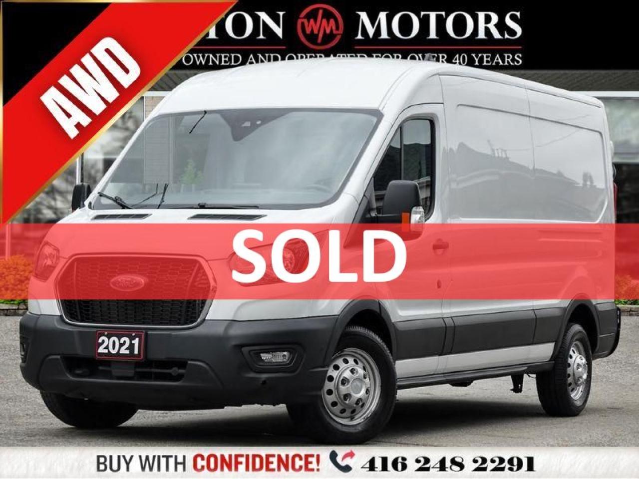 2021 Ford Transit 250 MIDROOF*AWD*REV-CAM*POWER LOCKS & WINDOWS
