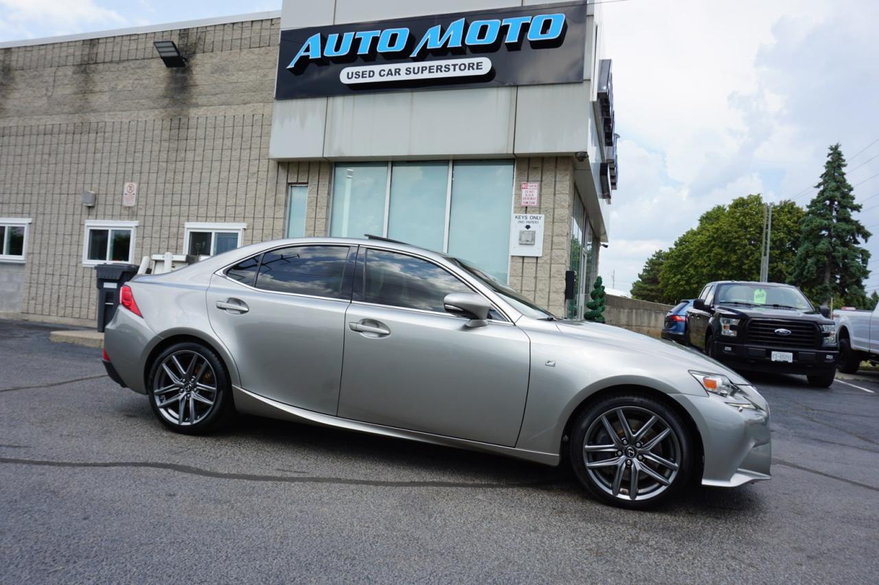 Used 2015 Lexus IS 350 F-SPORT AWD *31 LEXUS SERVICE RECORDS* CAMERA NAV BLUETOOTH LEATHRE HEATED SEATS SUNROOF CRUISE ALLOYS for sale in Burlington, ON