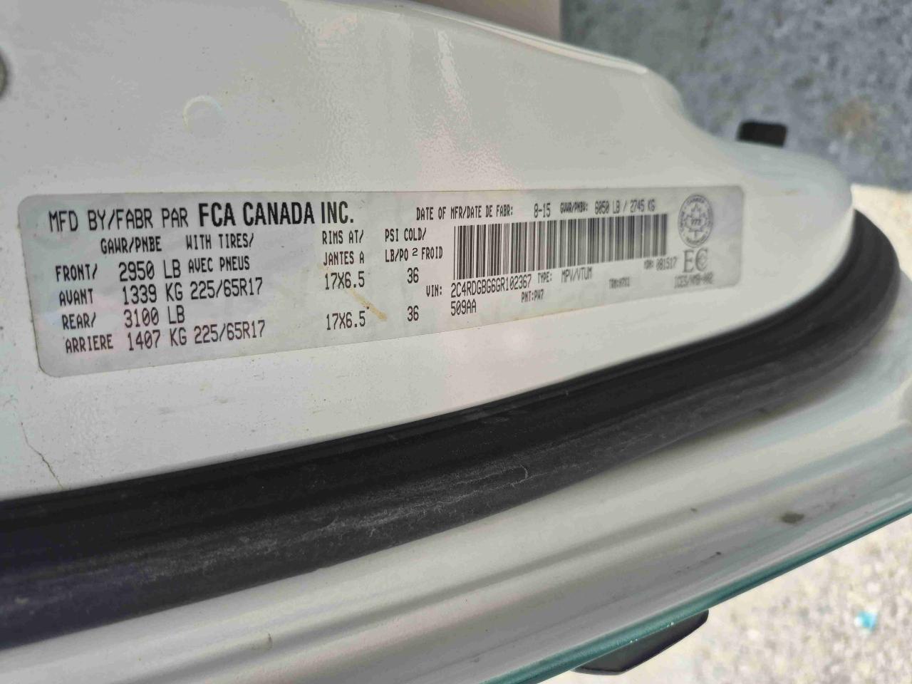 2016 Dodge Grand Caravan SE - Photo #13