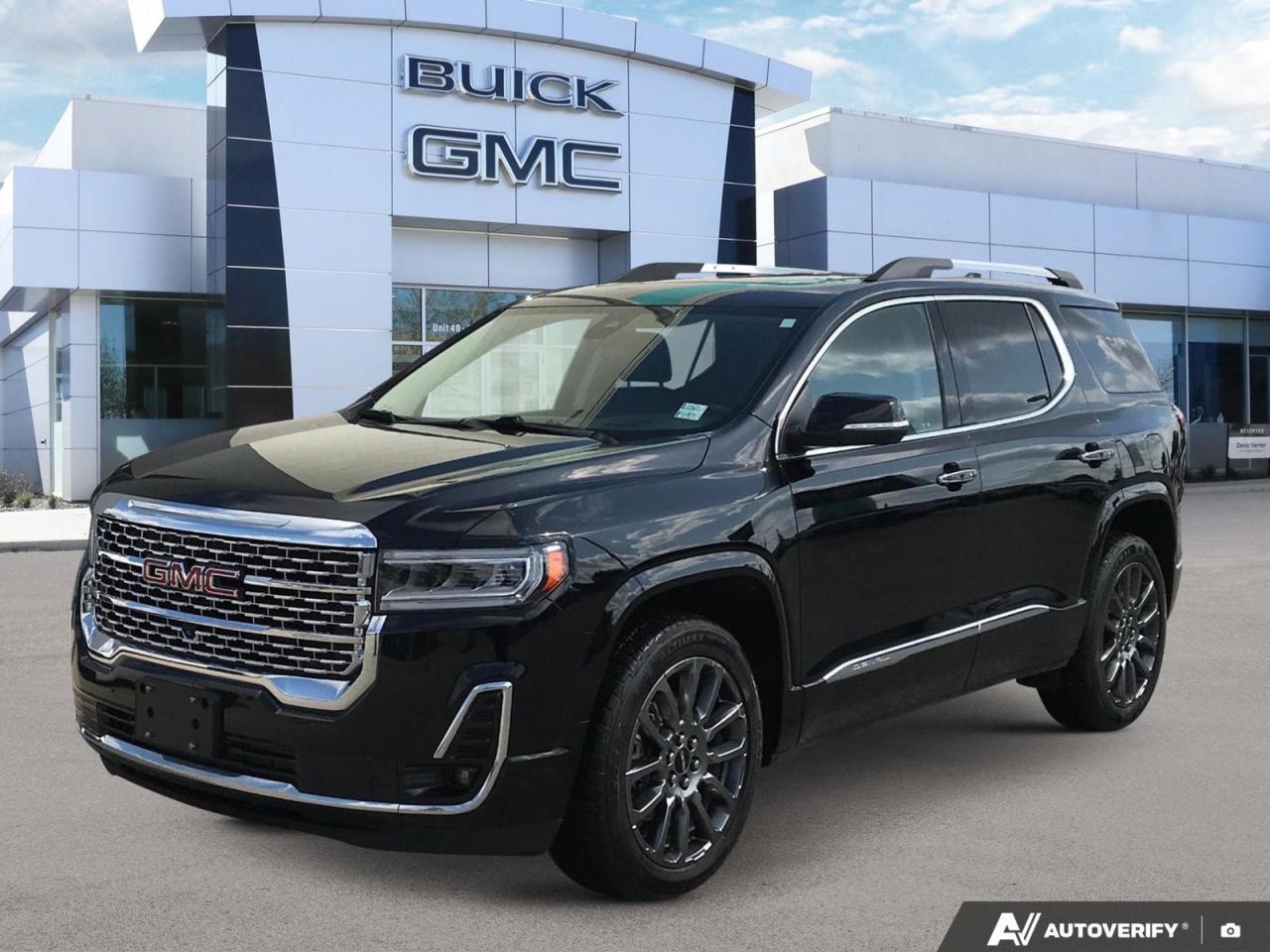 Used 2022 GMC Acadia Denali Black Diamond Edition | Sunroof | Local Trade for sale in Winnipeg, MB