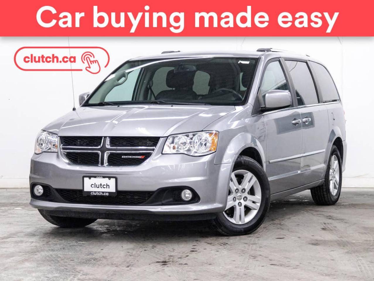 Used 2017 Dodge Grand Caravan Crew Plus w/ Bluetooth, Heated Steering Wheel, Rearview Cam for sale in Toronto, ON
