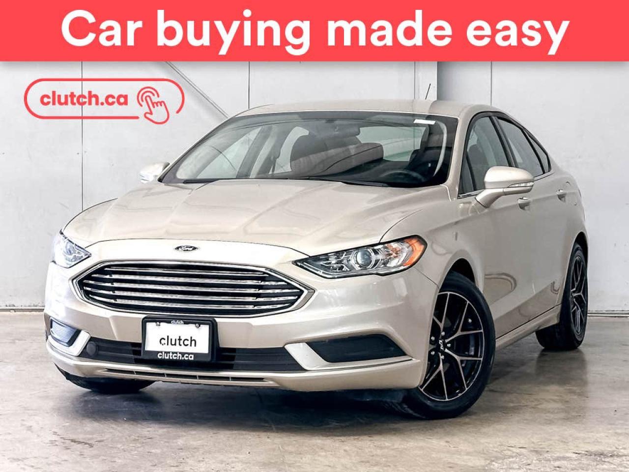 Used 2017 Ford Fusion SE w/ Heated Front Seats, Rearview Camera, Cruise Control for sale in Toronto, ON